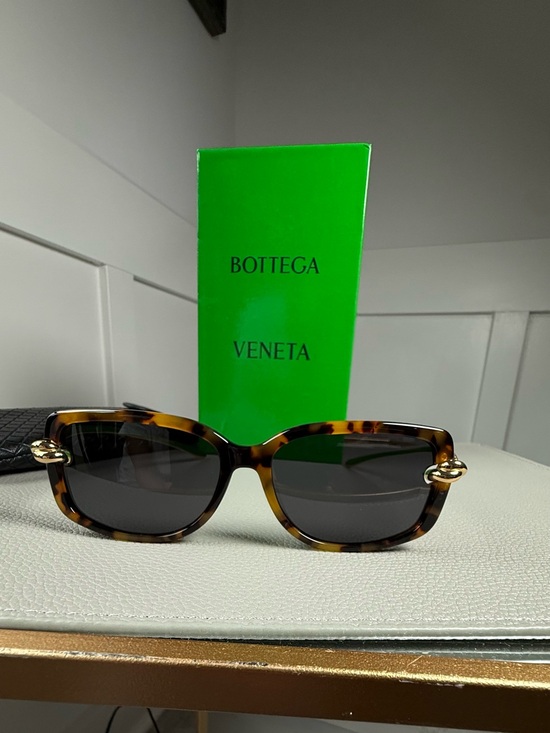 Bottega Veneta Tortoiseshell Frame Sunglasses - Brown Lenses main image 9